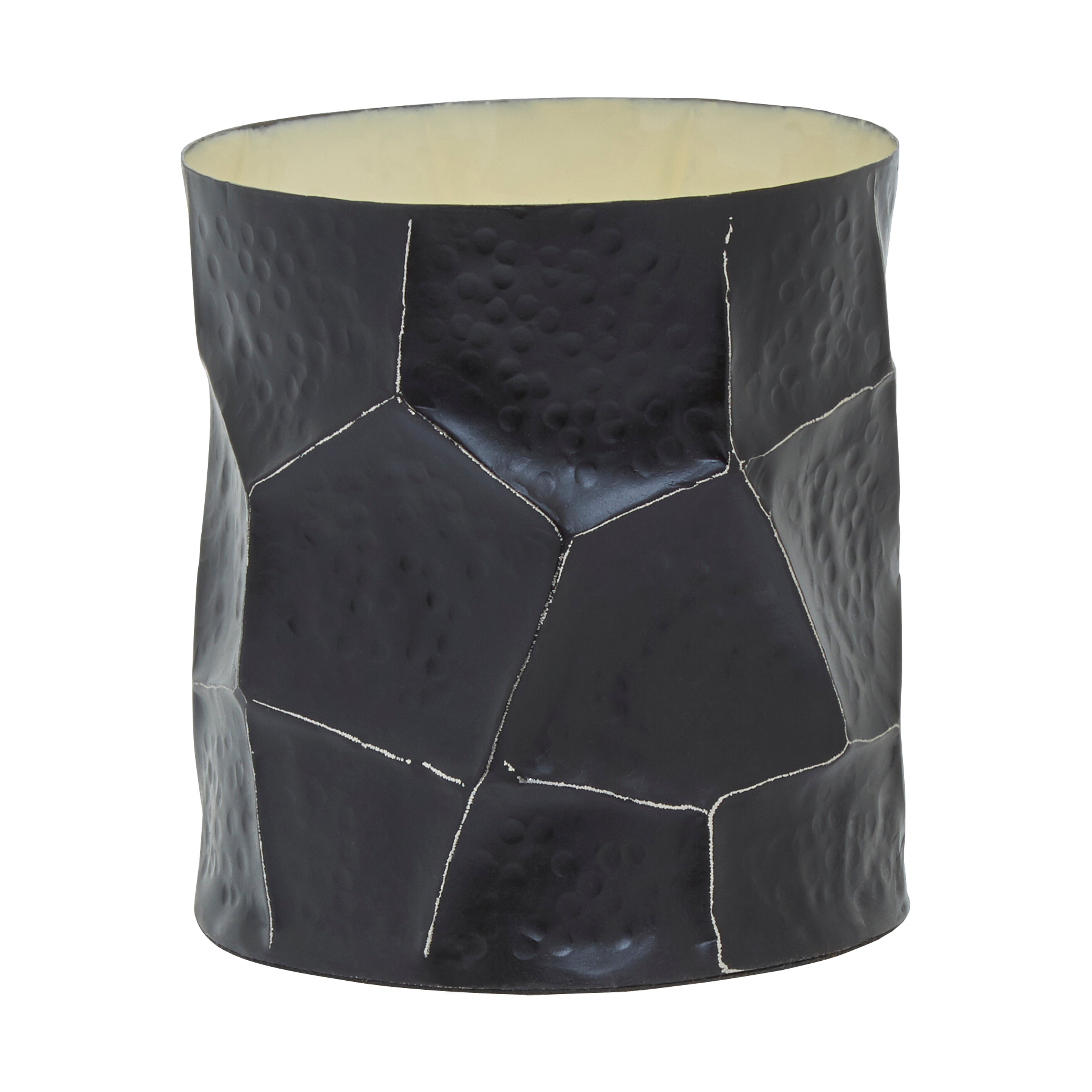 Koby Hammered Black Trinket Box | Large